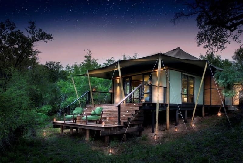 voyages de luxe afrique du sud ngala tented camp maison