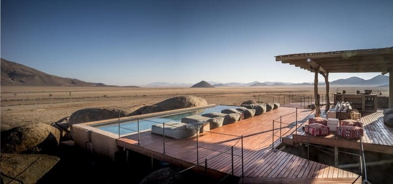 voyages de luxe namibie sonop zannier hotel piscine
