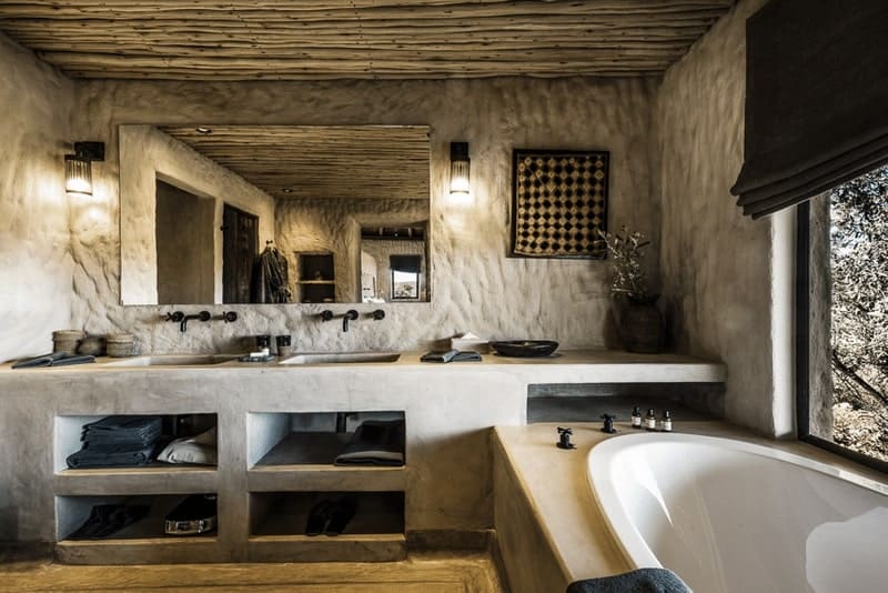 voyages de luxe namibie windhoek oumaanda lodge salle de bain