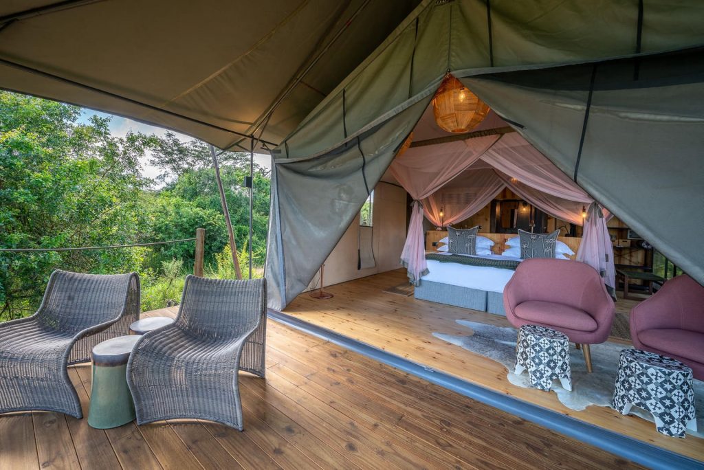 voyages de luxe rwanda magashi tented chambre