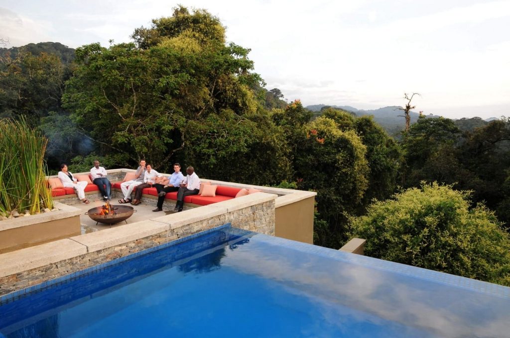 voyages de luxe rwanda nyungwe one only nyungwe piscine terrasse