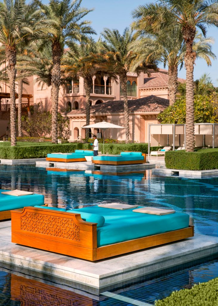 voyages de luxe hotel dubai oneandonly the palm piscine box prive