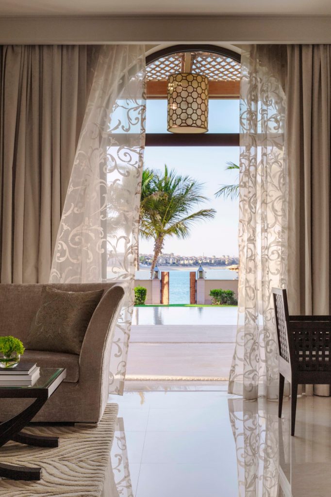 voyages de luxe hotel dubai oneandonly the palm villa 2 chambres terrasse vue