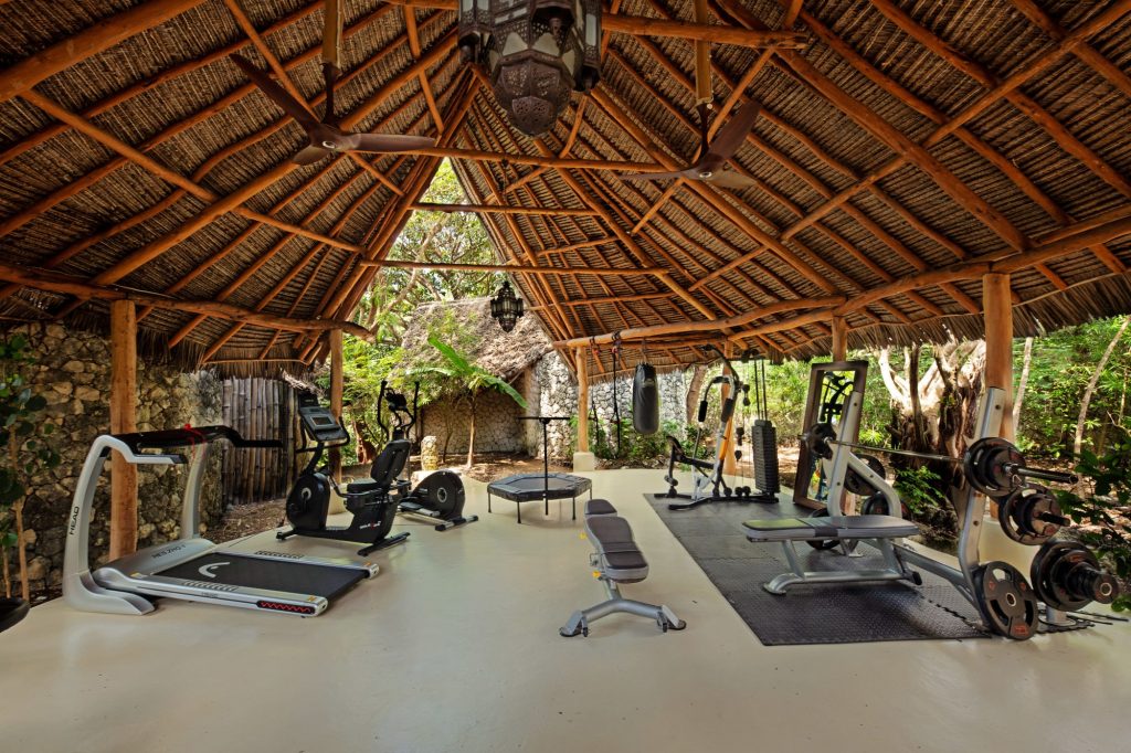 espace de fitness extérieur Zanzibar White Sand Luxury Villas & Spa