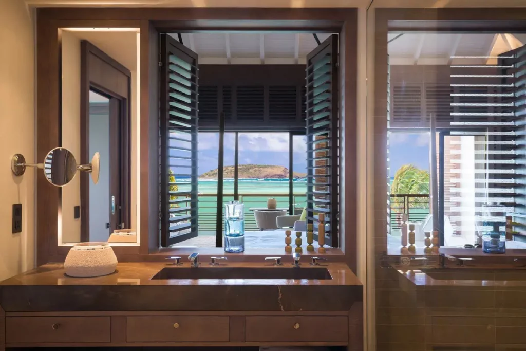 voyages de luxe le barthelemy villa ocean lux interieur salle de bain