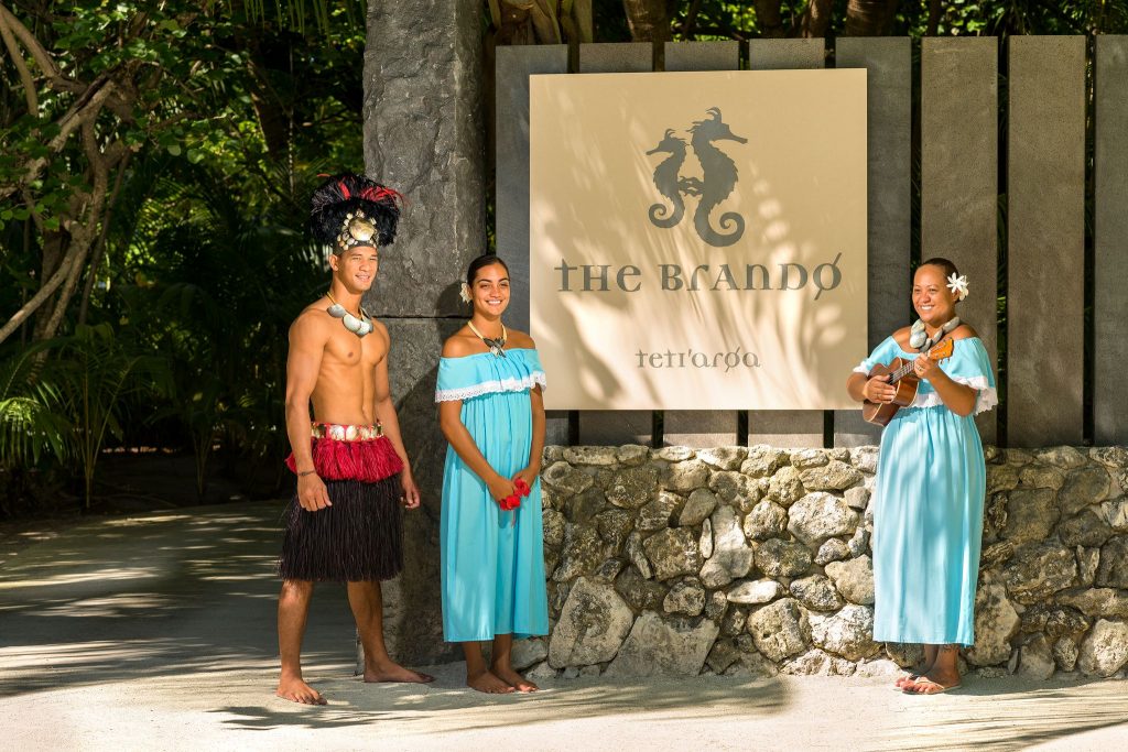 voyages de luxe hotel polynesie the brando entrée