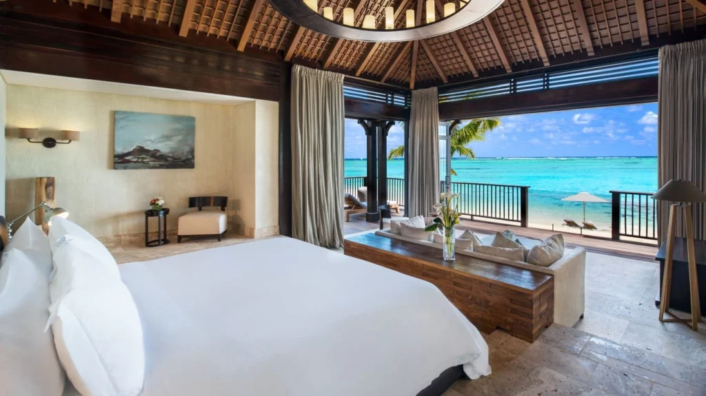 Voyages de Luxe Hôtel JW Marriott Mauritius Resort chambre plage vue villa
