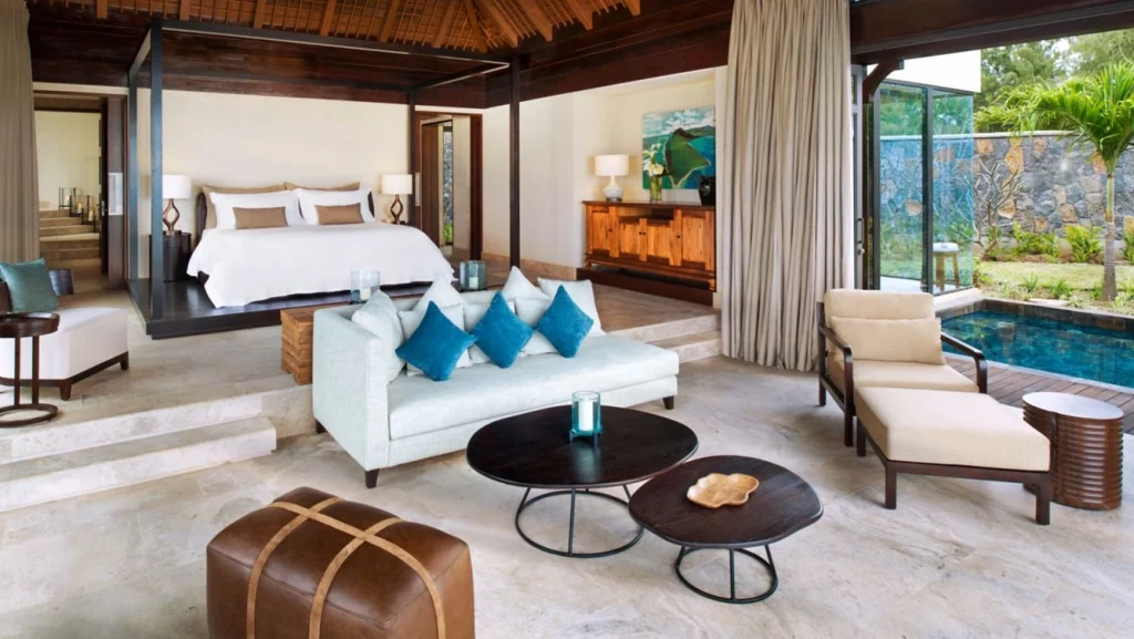 Voyages de Luxe Hôtel JW Marriott Mauritius Resort chambre villa maître