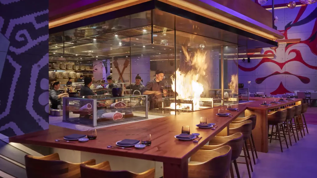dubai-fine-dining-netsu-open-kitchen-flames