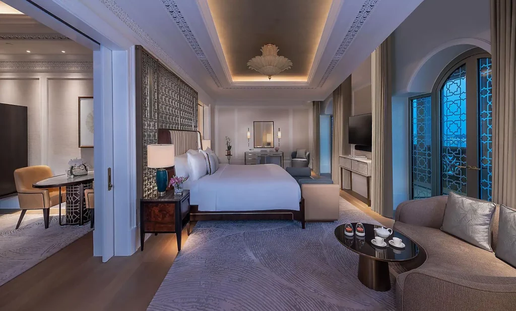 Suite de luxe à Abu Dhabi à l'Emirates Palace Mandarin Oriental 
