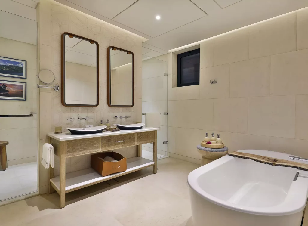 Mango House Seychelles_One Bedroom Suite with ocean view_Salle de bains