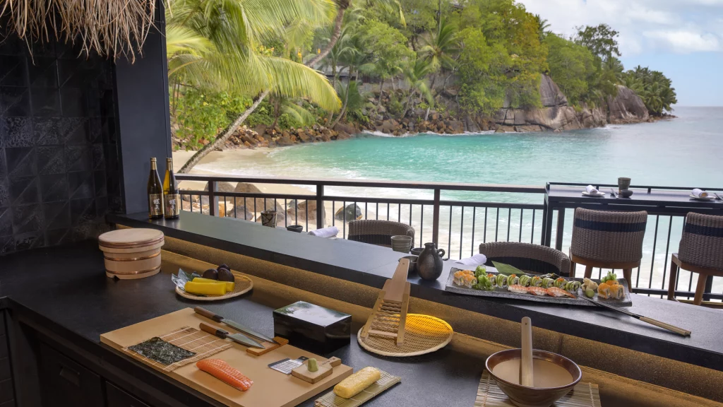 Dégustez une cuisine japonaise savoureuse aux Seychelles à l'hôtel Mango House