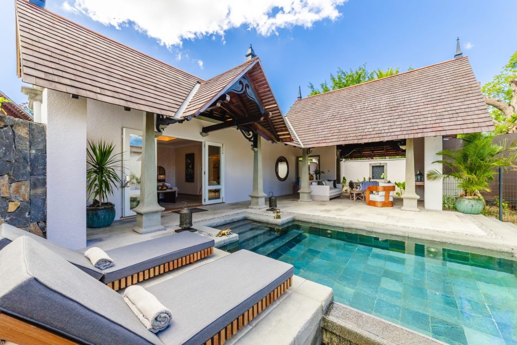 villa de luxe avec piscine privée au Maradiva villas à l'île Maurice