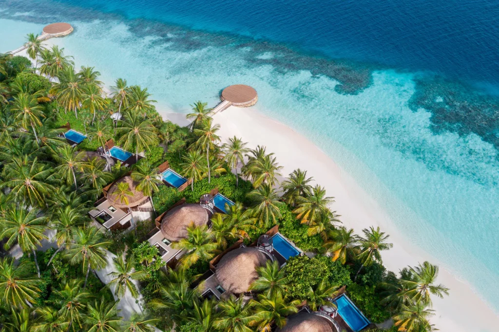 Wonderful Beach Oasis_Vue aérienne_W Maldives