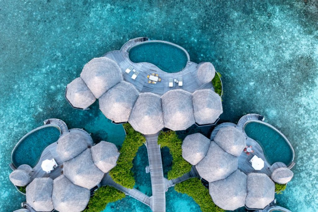 ocean-house-vue-aérienne-the-nautilus-maldives