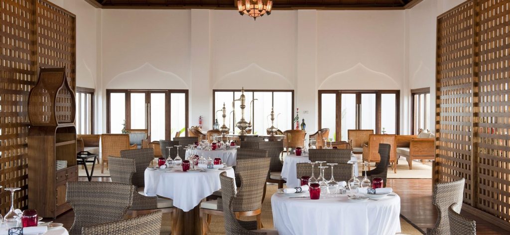 plaisir d'une table exquise à Zanzibar à l'hôtel The Residence