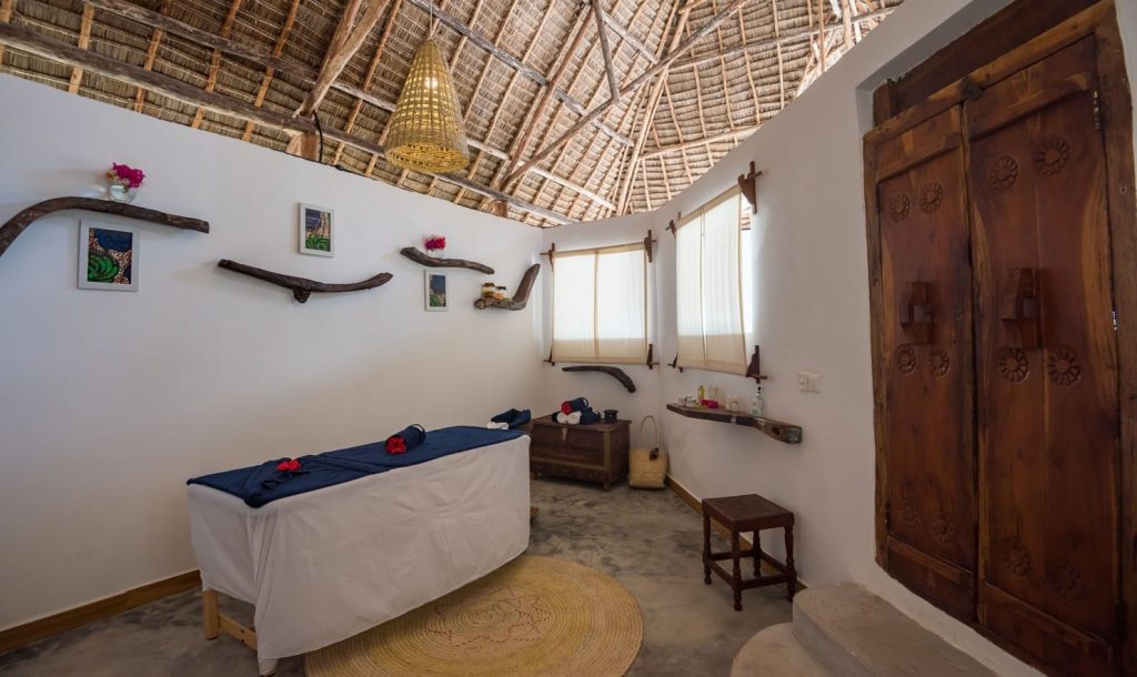 Profitez d'un massage au Spa à Zanzibar au Amani Boutique Hotel