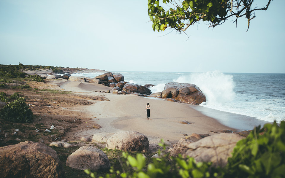 La beauté de la plage sauvage au Sri Lanka du Wild Coast Tented Lodge 