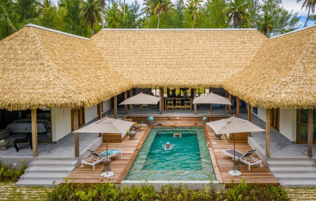une des plus belles villa privée avec piscine aux Seychelles à Alphonse Island 