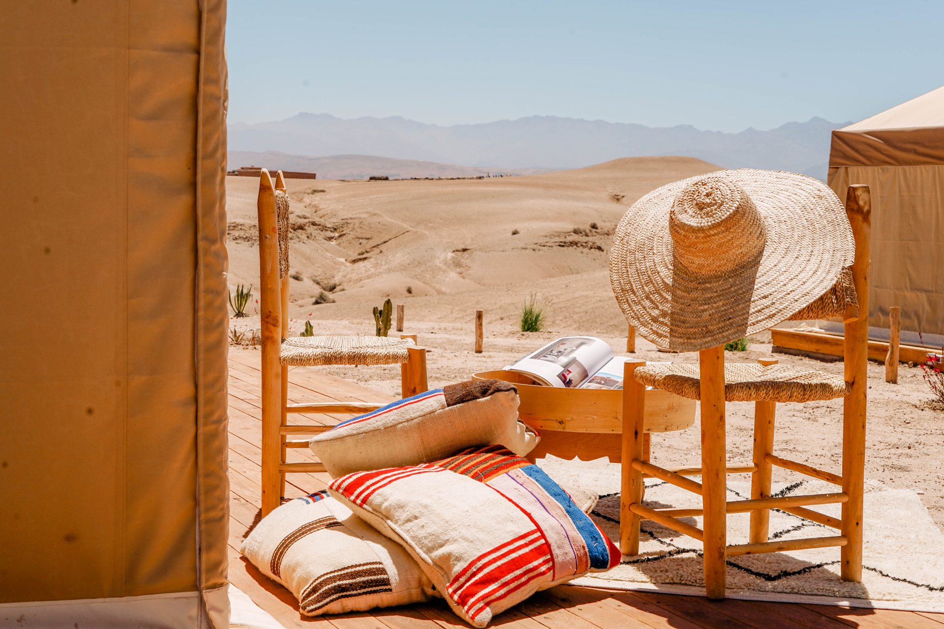 Inara Camp, tentes de luxe - Désert d'Agafay - Maroc - Voyages de Luxe