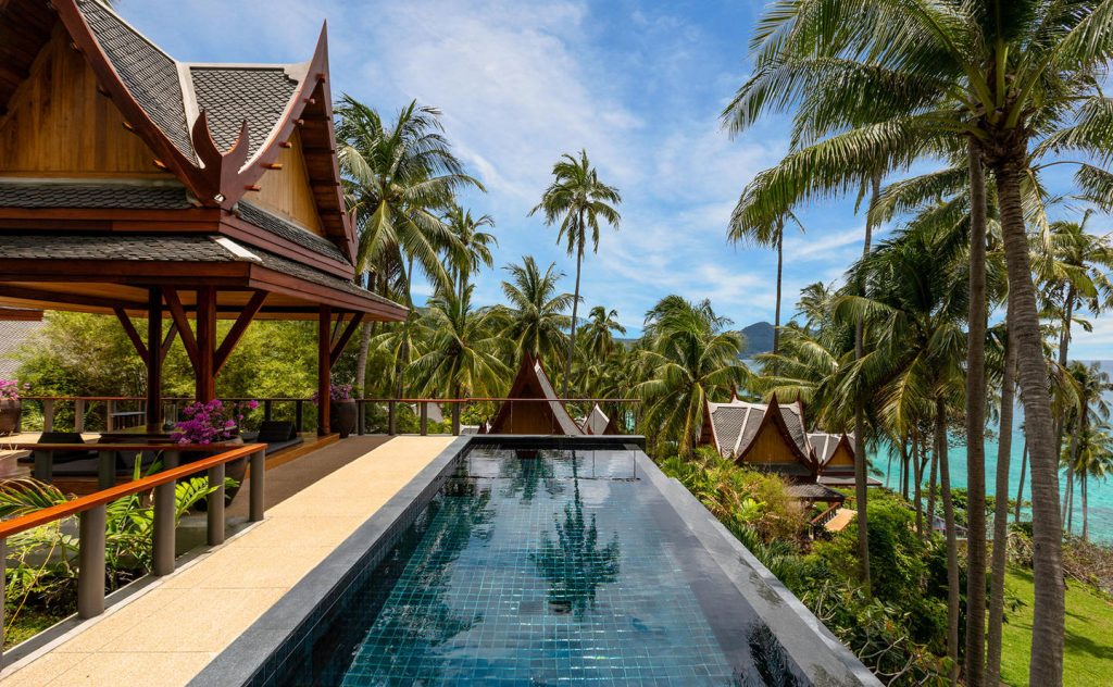 Séjour de luxe à Phuket en villa océan avec piscine privée à l'hôtel de luxe Amanpuri