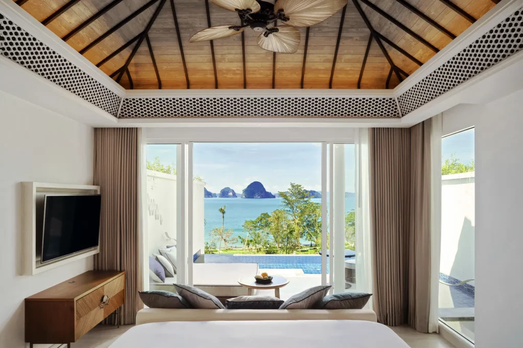 voyage de luxe au Banyan Tree Krabi en réservant une suite avec piscine et vue sur la mer d'Andaman