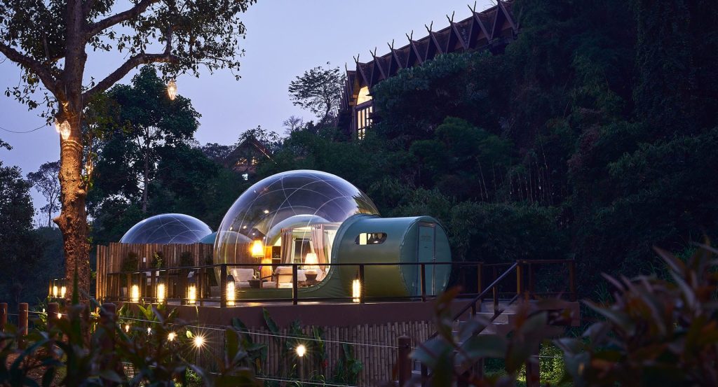 anantara_golden_triangle_elephant_camp_and_resort_exterior_view_jungle_bubbles_at_dusk