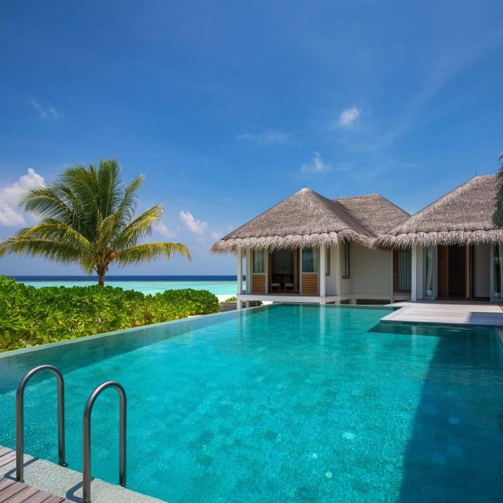 maldives-villa-plage-piscine-privée-voyages-de-luxe