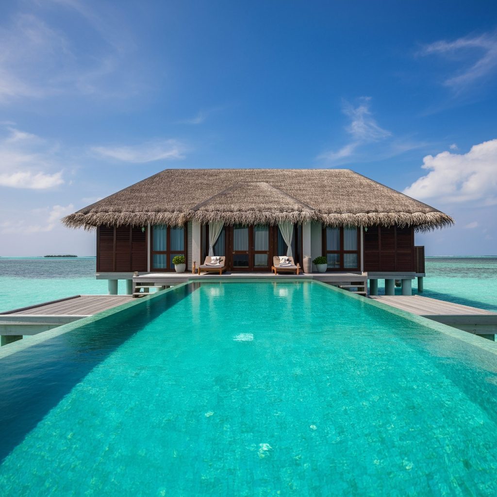 maldives-villa-sur-pilotis-piscine-privée-voyages-de-luxe