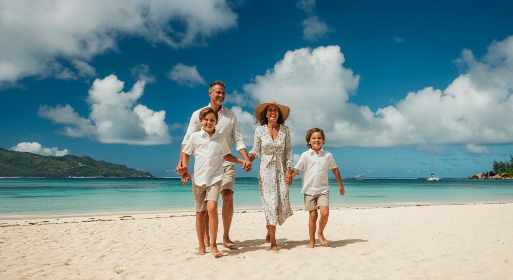 vacances de luxe en famille organisées par l'agence Voyages de Luxe 