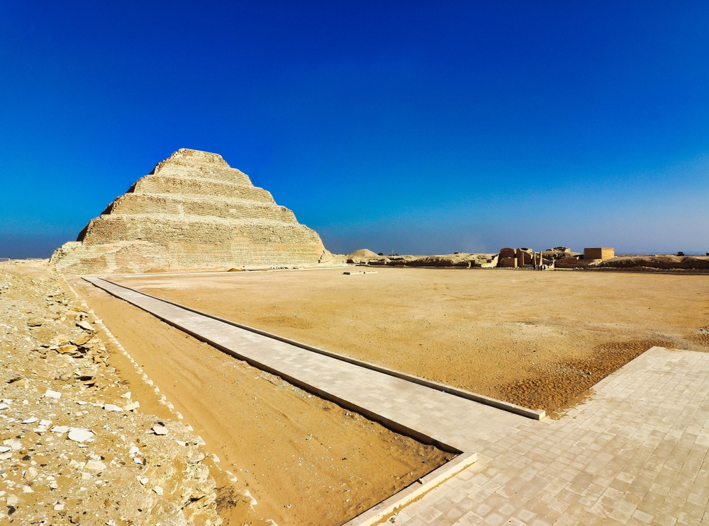 Spectacular,Wide,Angle,View,Of,The,Step,Pyramid,Of,Djoser