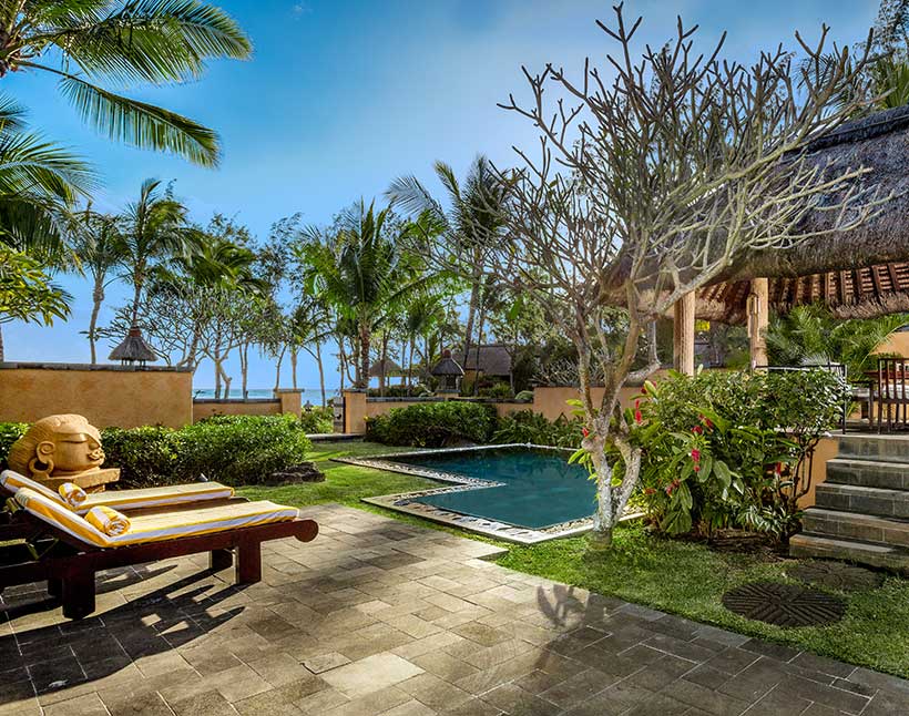 Villa avec piscine privée et vue océan à l’Oberoi Mauritius