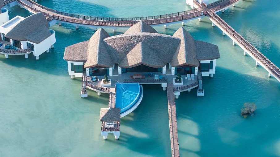 Villa sur pilotis 2 chambres avec piscine privée à Ras Al Khaimah