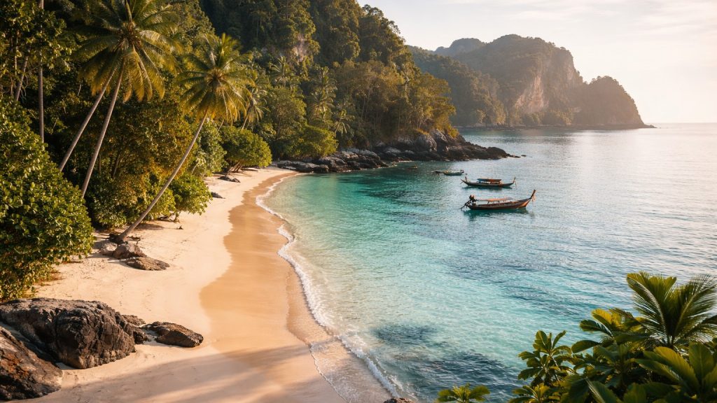 plage préservée en Thaïlande lors d’un voyage Thaïlande sur mesure