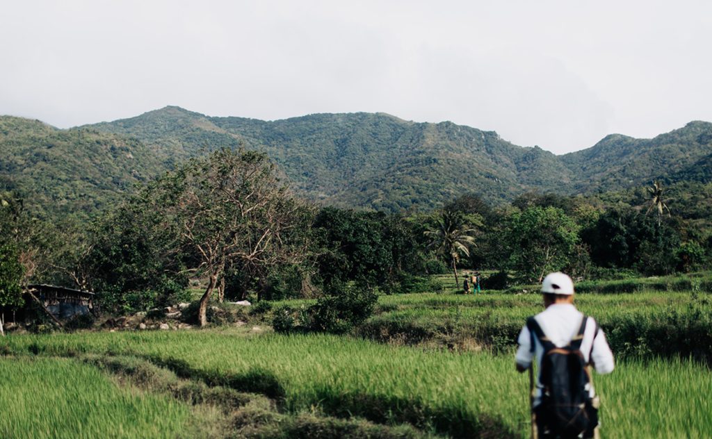 randonnée dans le parc national de Nui Chua près du resort Amanoi au Vietnam