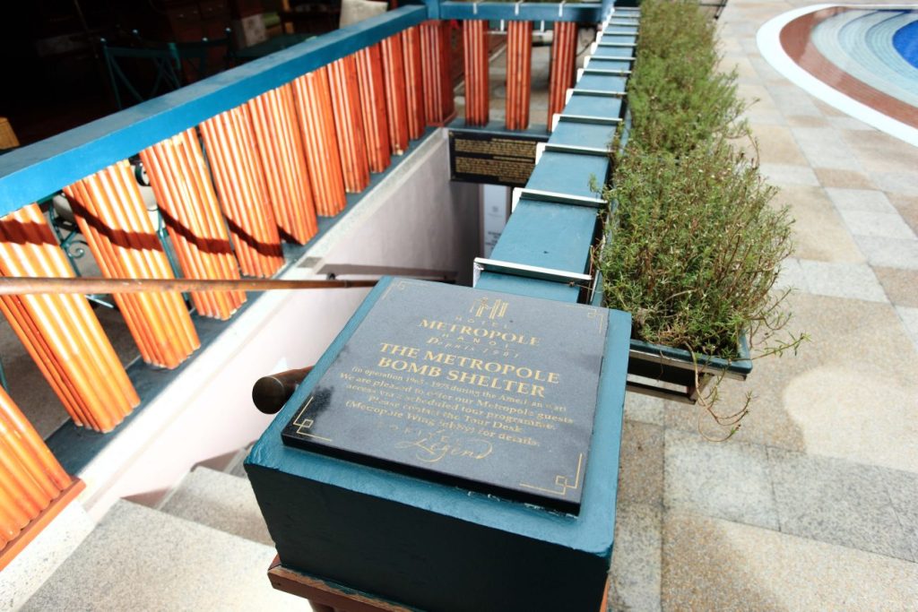 Bunker historique Path of History Sofitel Legend Metropole Hanoi guerre du Vietnam