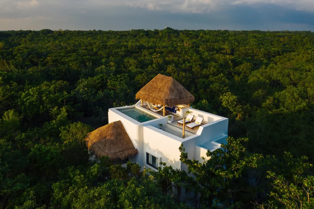 Hotel Esencia villa privée jungle Riviera Maya