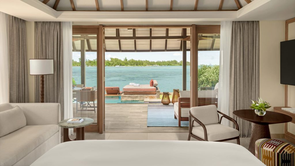 Villa avec vue lagon au Four Seasons Mauritius