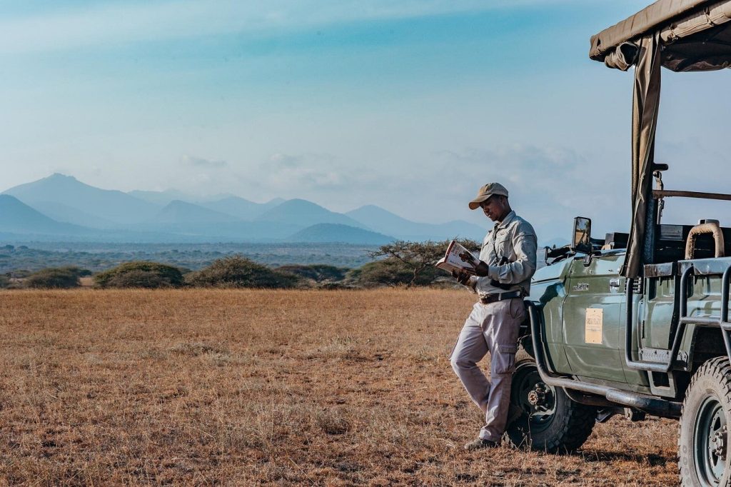 Safari en 4x4 au ol Donyo Lodge