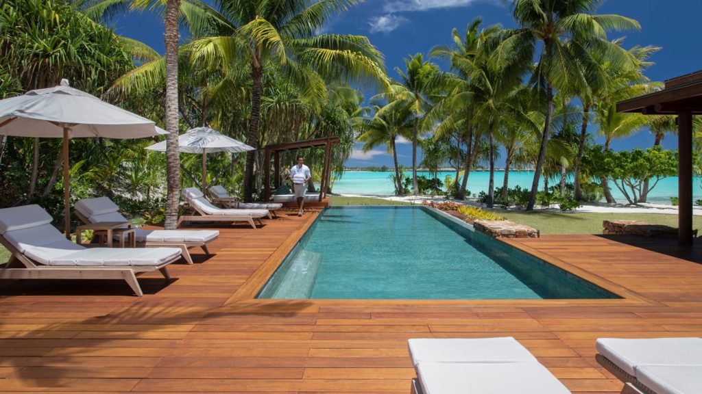 Villa en bord de plage avec piscine privée au Four Seasons Resort Bora Bora