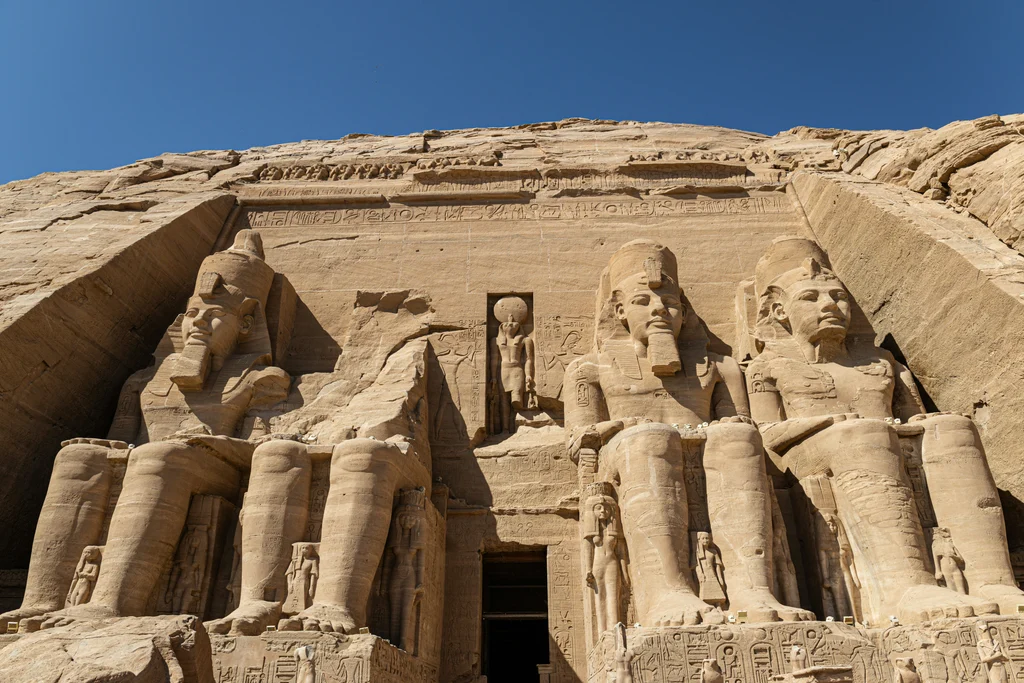 Grand temple de Ramsès II à Abu Simbel en Égypte