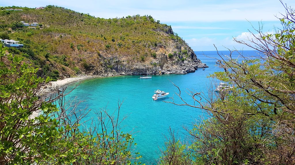 Shell Beach à Saint-Barth et ses eaux turquoise